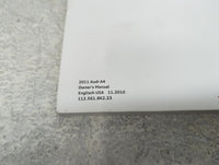 2011 Audi A4 Owners Manual Book Guide P/N:112.561.8K2.23 OEM Used Auto Parts - Oemusedautoparts1.com