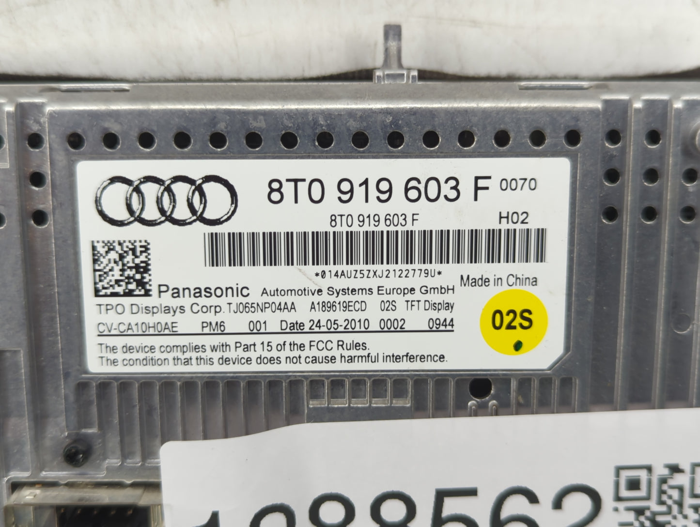 2009-2016 Audi A4 Information Display Screen - Oemusedautoparts1.com