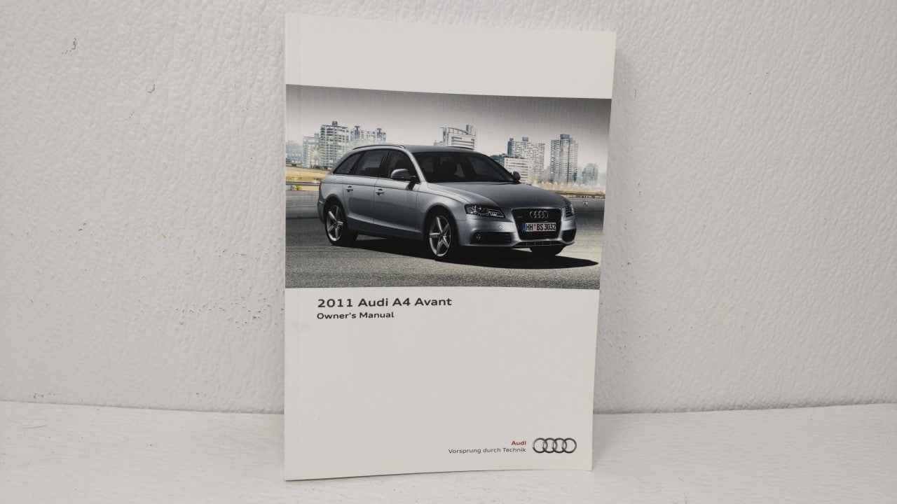 2011 Audi A4 Owners Manual Book Guide OEM Used Auto Parts - Oemusedautoparts1.com