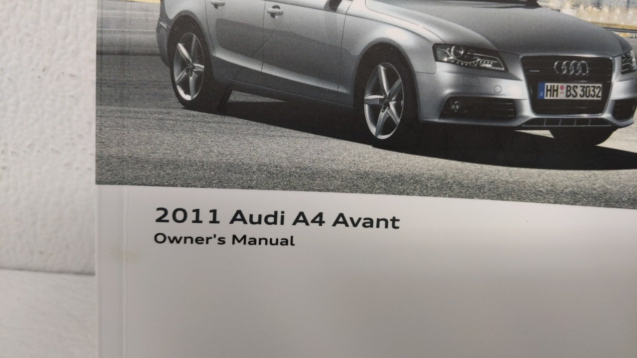 2011 Audi A4 Owners Manual Book Guide OEM Used Auto Parts - Oemusedautoparts1.com