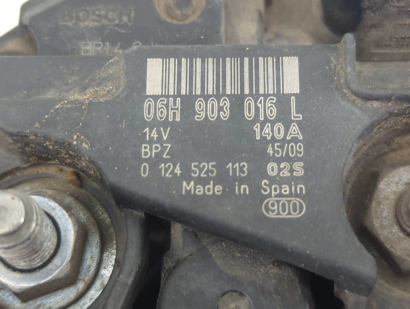 2009-2012 Audi A4 Alternator Replacement Generator Charging Assembly Engine OEM P/N:06H 903 016 L Fits Fits 2009 2010 2011 2