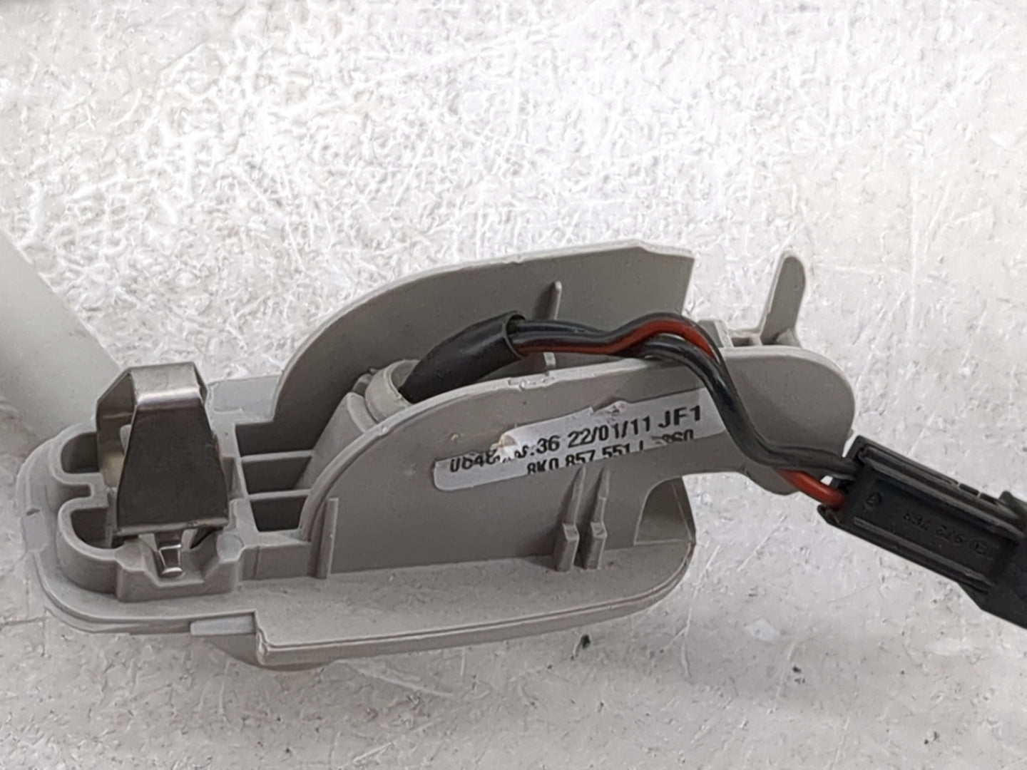 2009-2012 Audi A4 Sun Visor Shade Replacement Driver Left Mirror Fits Fits 2009 2010 2011 2012 OEM Used Auto Parts - Oemused
