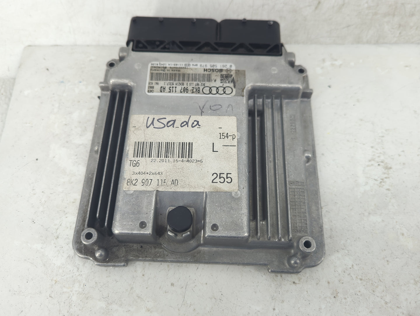 2011 Audi A4 PCM Engine Control Computer ECU ECM PCU OEM P/N:8K2 907 115 AD 0 261 S05 979 Fits OEM Used Auto Parts - Oemused