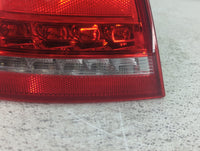 2010-2012 Audi A4 Tail Light Assembly Driver Left OEM Fits Fits 2010 2011 2012 OEM Used Auto Parts - Oemusedautoparts1.com