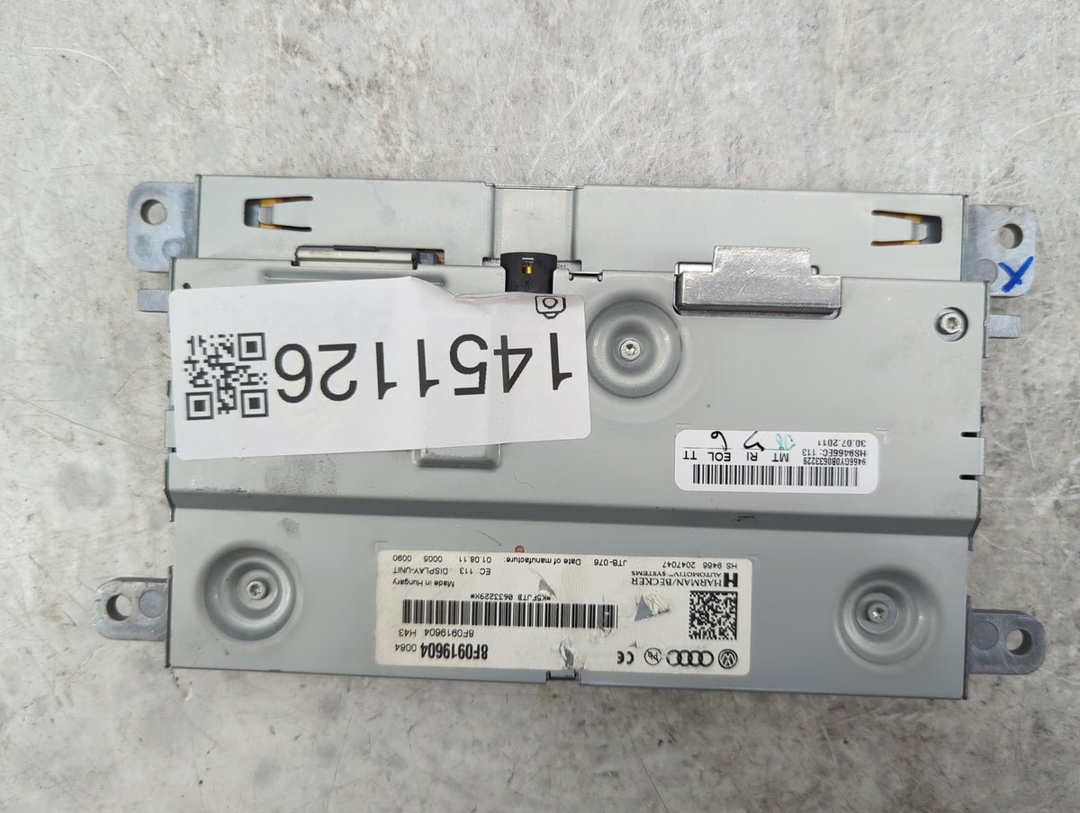 2010-2012 Audi A4 Information Radio Display Screen - Oemusedautoparts1.com