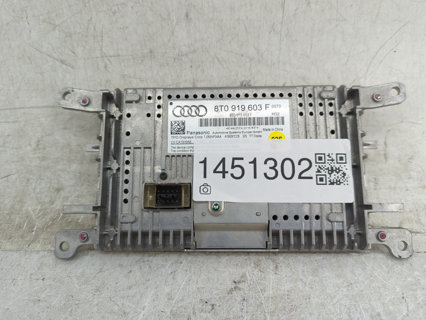 2011 Audi A4 Information Display Screen - Oemusedautoparts1.com