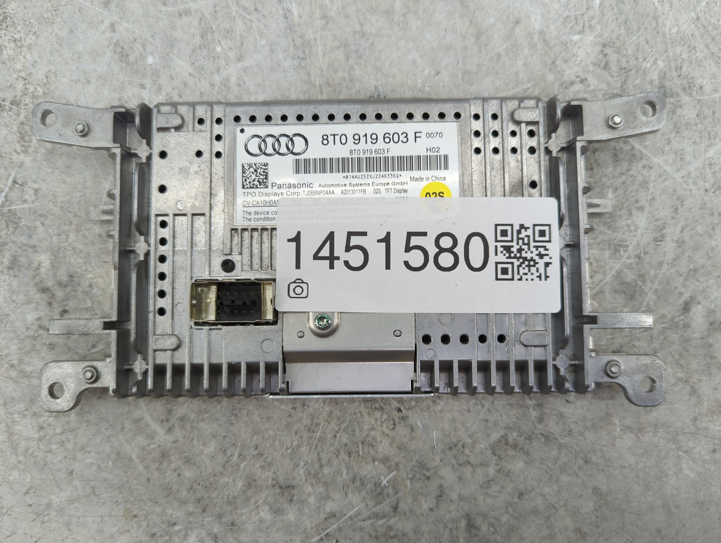 2009-2016 Audi A4 Information Display Screen - Oemusedautoparts1.com