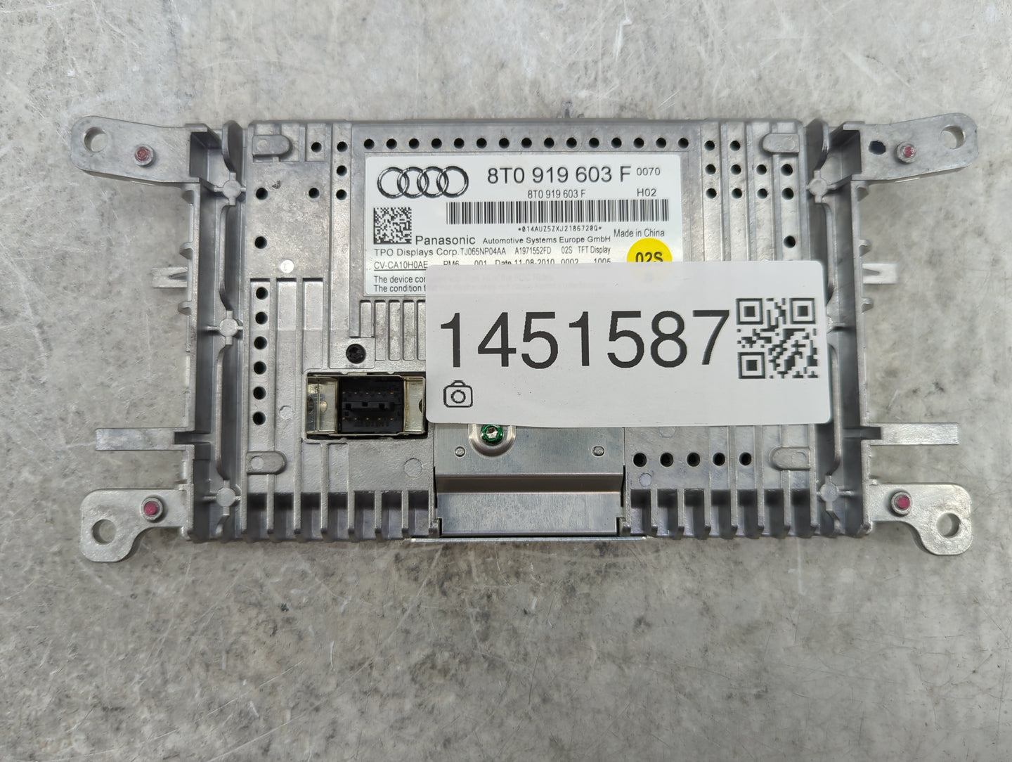2009-2016 Audi A4 Information Display Screen - Oemusedautoparts1.com