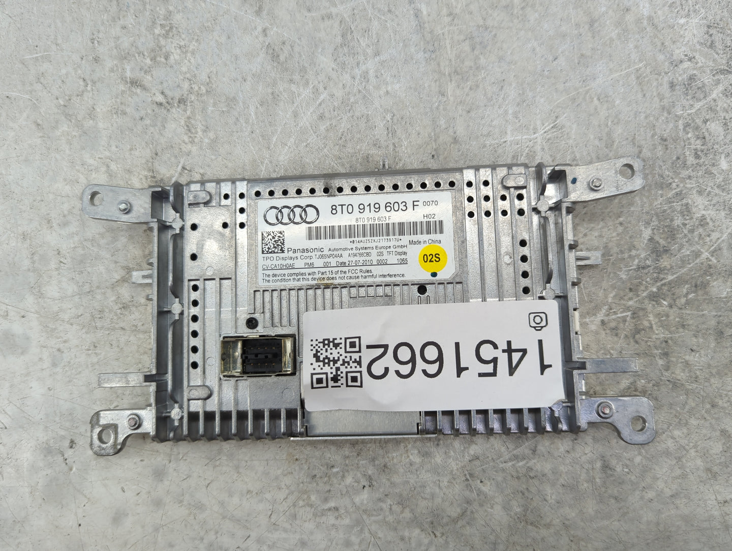 2009-2016 Audi A4 Information Display Screen - Oemusedautoparts1.com