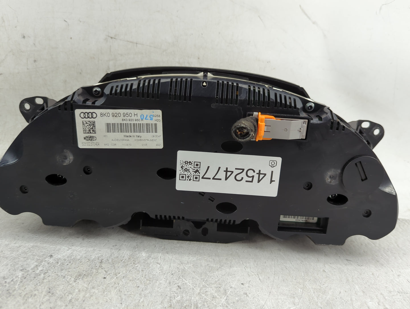 2010-2012 Audi A4 Instrument Cluster Speedometer Gauges P/N:8K0 920 950 H Miles: Fits Fits 2010 2011 2012 OEM Used Auto Part