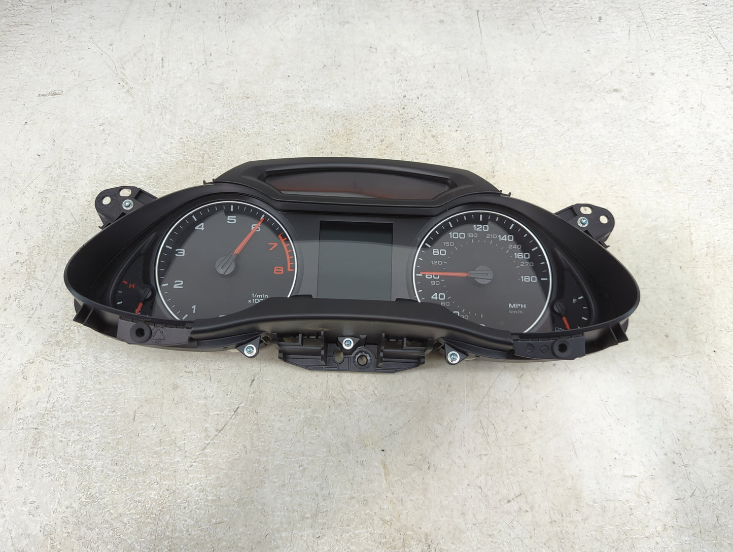 2010-2012 Audi A4 Instrument Cluster Speedometer Gauges P/N:8K0920950H Miles:128K Fits Fits 2010 2011 2012 OEM Used Auto Par