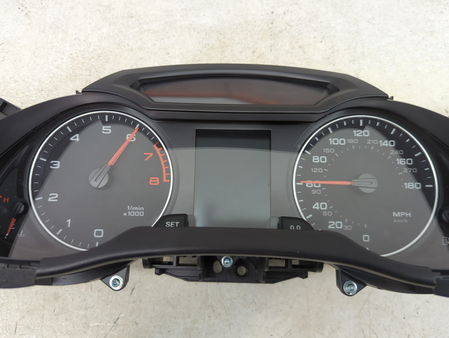 2010-2012 Audi A4 Instrument Cluster Speedometer Gauges P/N:8K0920950H Miles:128K Fits Fits 2010 2011 2012 OEM Used Auto Par