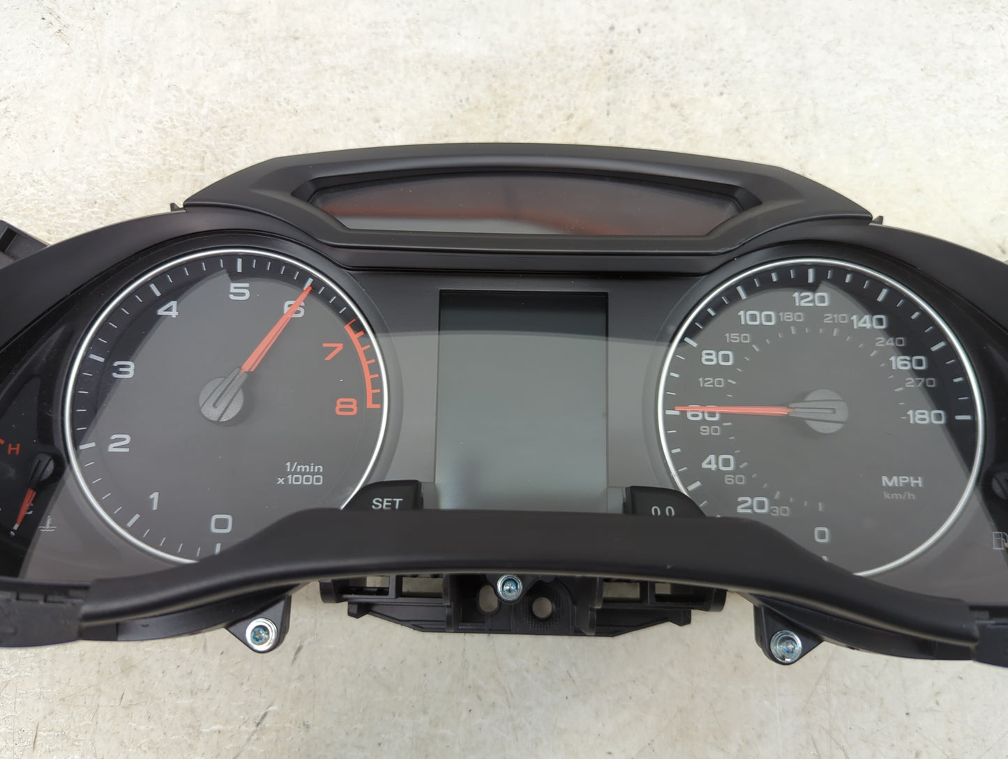 2010-2012 Audi A4 Instrument Cluster Speedometer Gauges P/N:8K0920950H Miles:128K Fits Fits 2010 2011 2012 OEM Used Auto Par