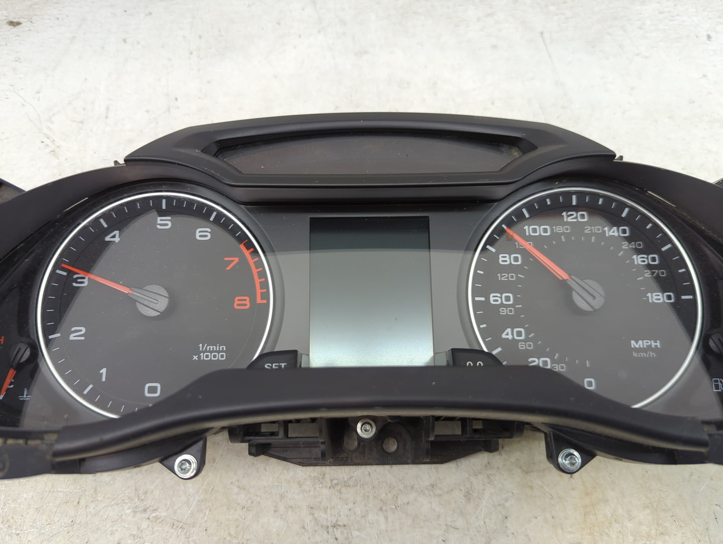 2010-2012 Audi A4 Instrument Cluster Speedometer Gauges P/N:8K0 920 950 H Miles: Fits Fits 2010 2011 2012 OEM Used Auto Part