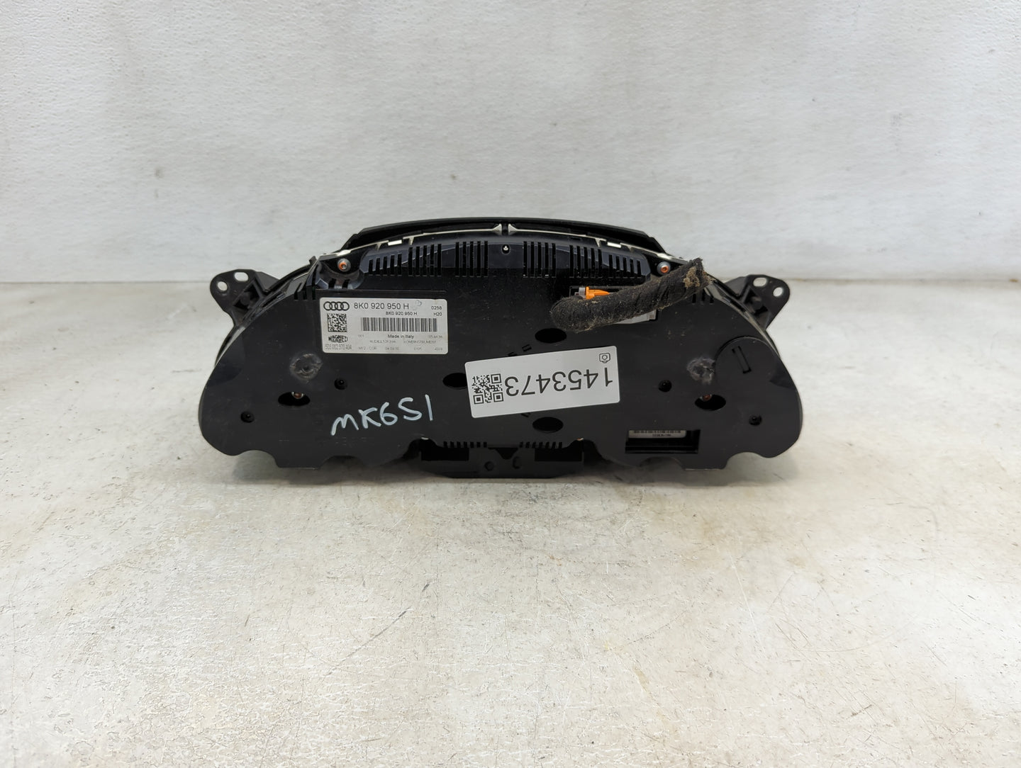 2010-2012 Audi A4 Instrument Cluster Speedometer Gauges P/N:8K0 920 950 H Miles: Fits Fits 2010 2011 2012 OEM Used Auto Part