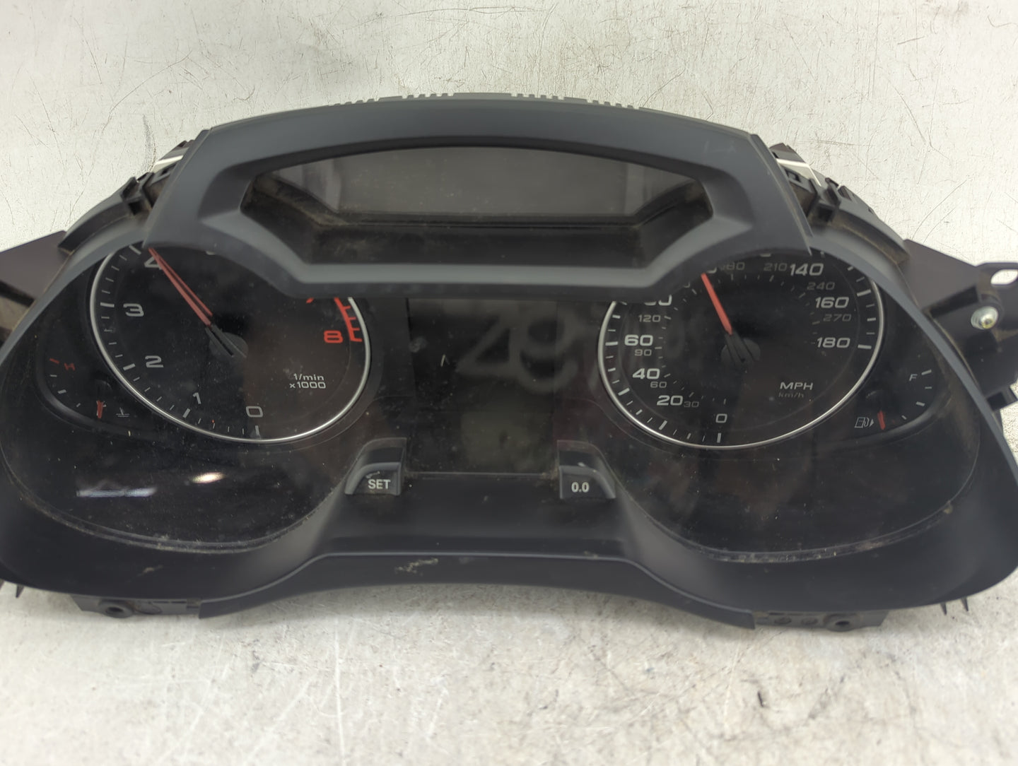 2010-2012 Audi A4 Instrument Cluster Speedometer Gauges P/N:8K0920981C 503002371304 Miles:106K Fits Fits 2010 2011 2012 OEM 