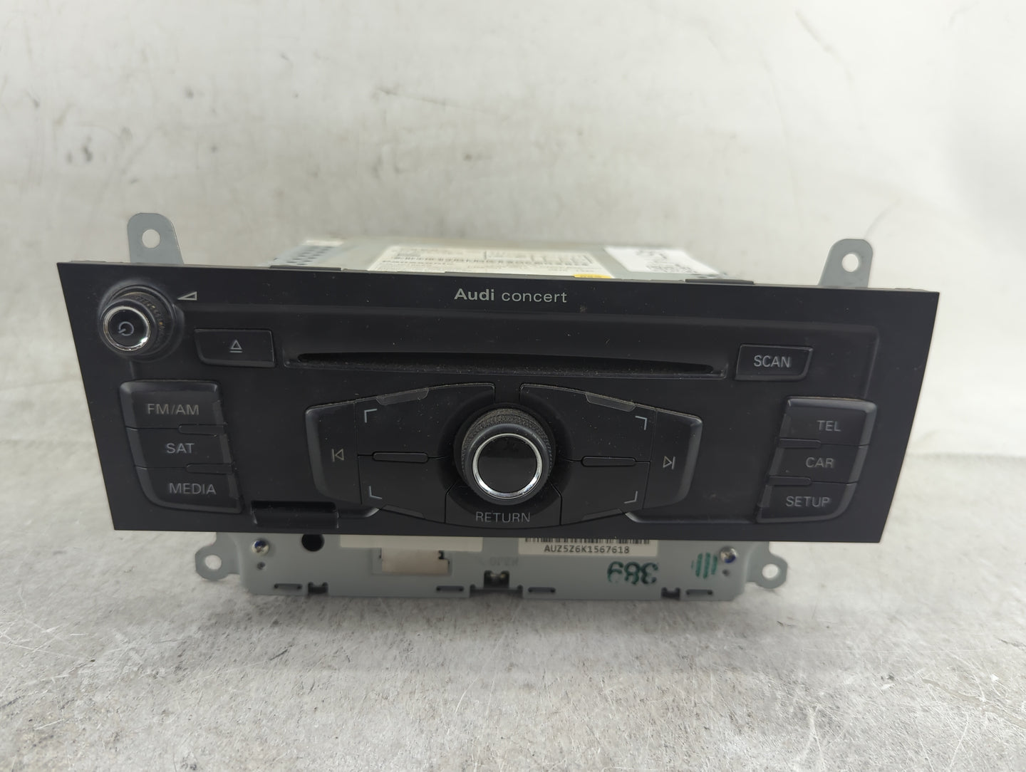 2010-2012 Audi A4 Radio AM FM Cd Player Receiver Replacement P/N:8T1035186R CQ-JA1962G Fits OEM Used Auto Parts - Oemusedaut