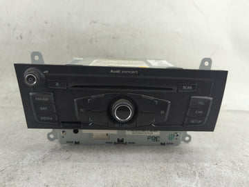 2010-2012 Audi A4 Radio AM FM Cd Player Receiver Replacement P/N:8T1035186R CQ-JA1962G Fits OEM Used Auto Parts - Oemusedaut