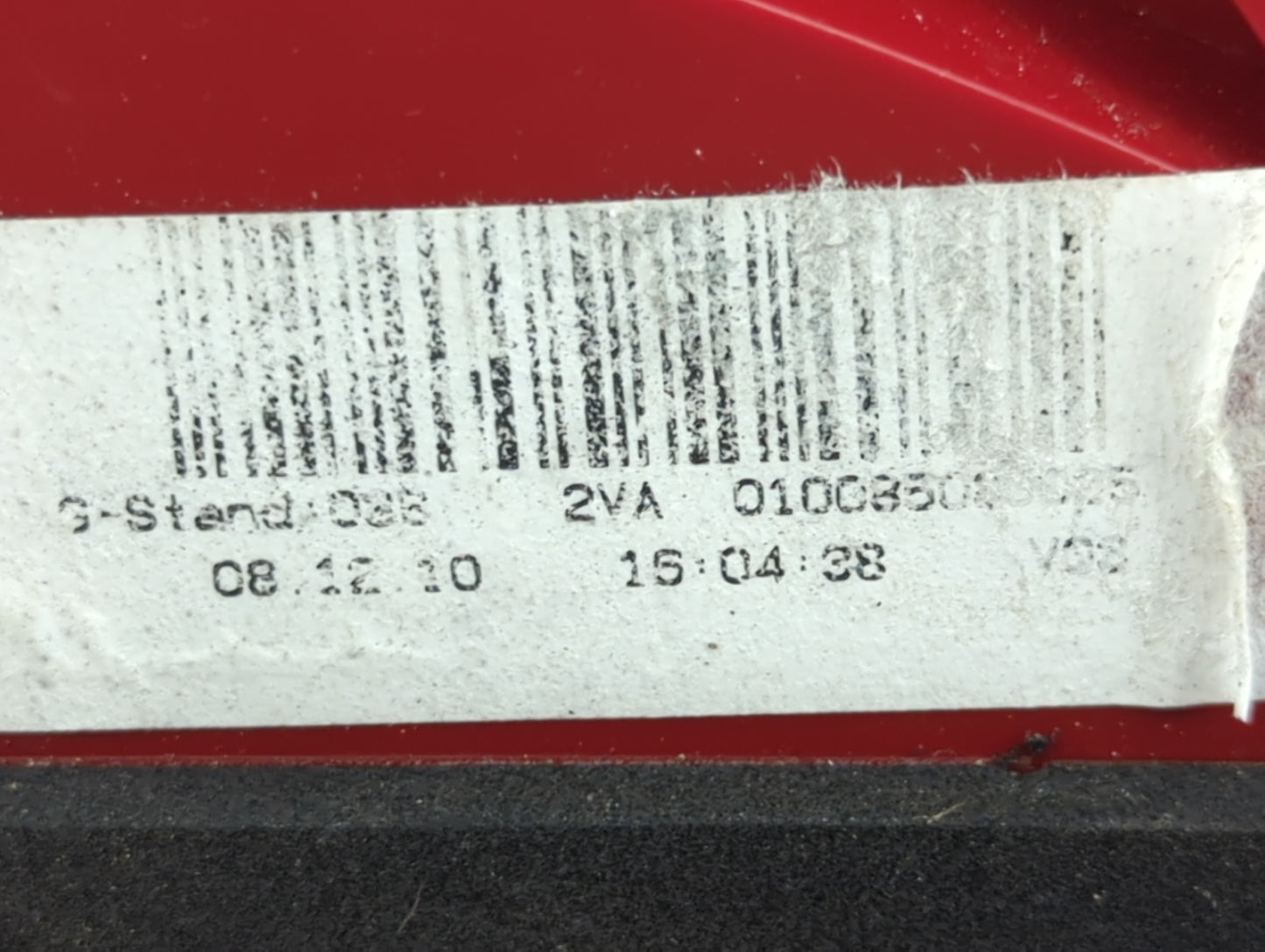 2010-2012 Audi A4 Tail Light Assembly Passenger Right OEM Fits Fits 2010 2011 2012 OEM Used Auto Parts - Oemusedautoparts1.c