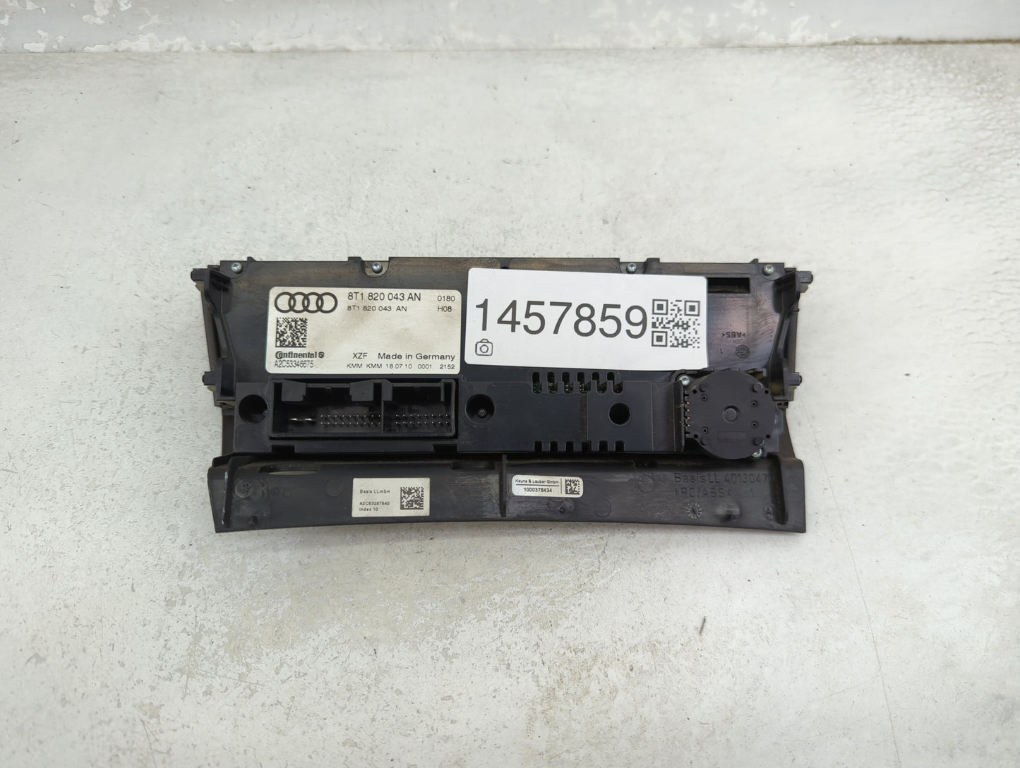 2009-2012 Audi A4 Climate Control Module Temperature AC/Heater Replacement P/N:8T1 820 043 AN Fits Fits 2008 2009 2010 2011 