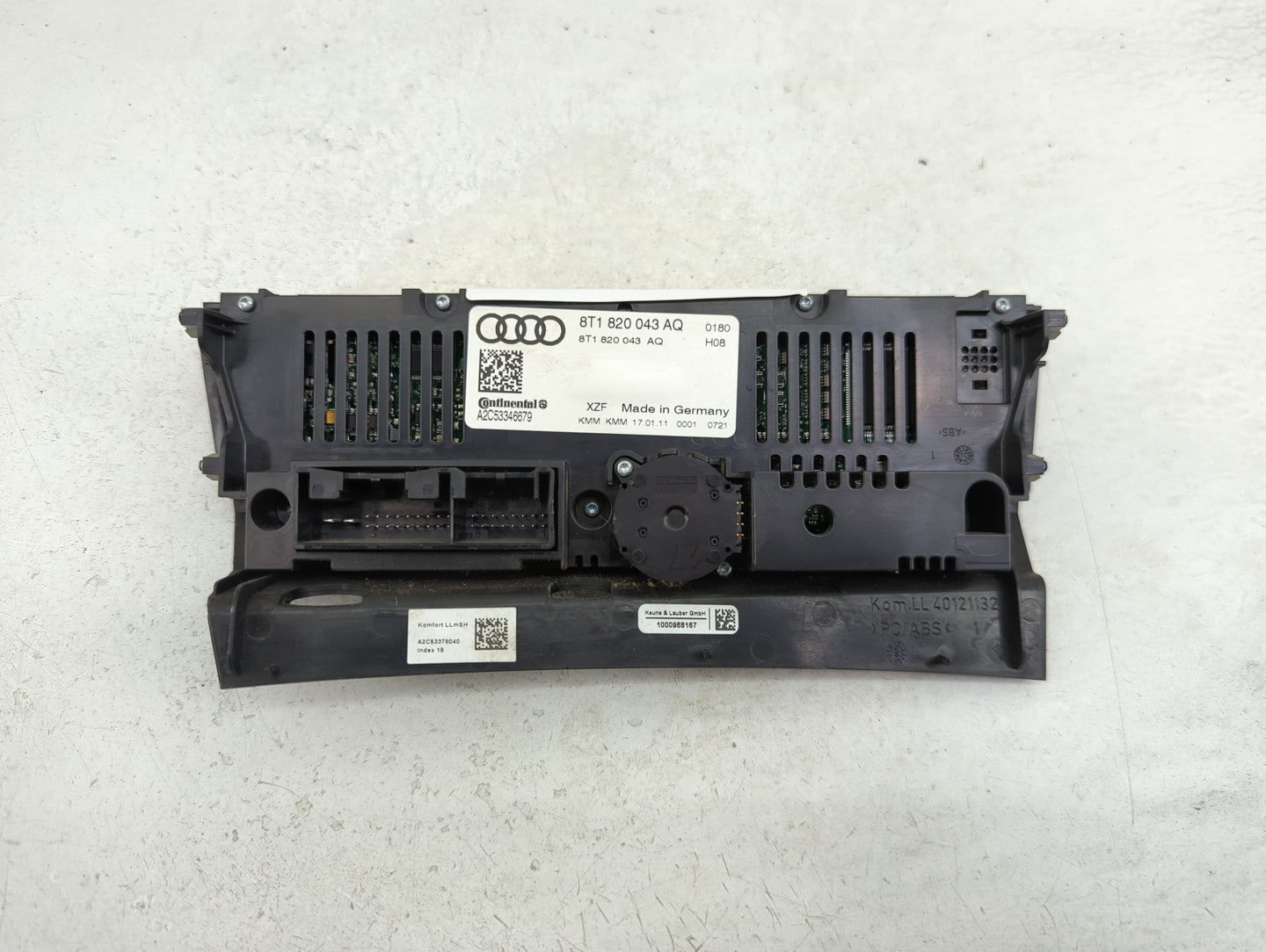 2009-2012 Audi A4 Climate Control Module Temperature AC/Heater Replacement P/N:8T1 820 043 AQ Fits OEM Used Auto Parts - Oem
