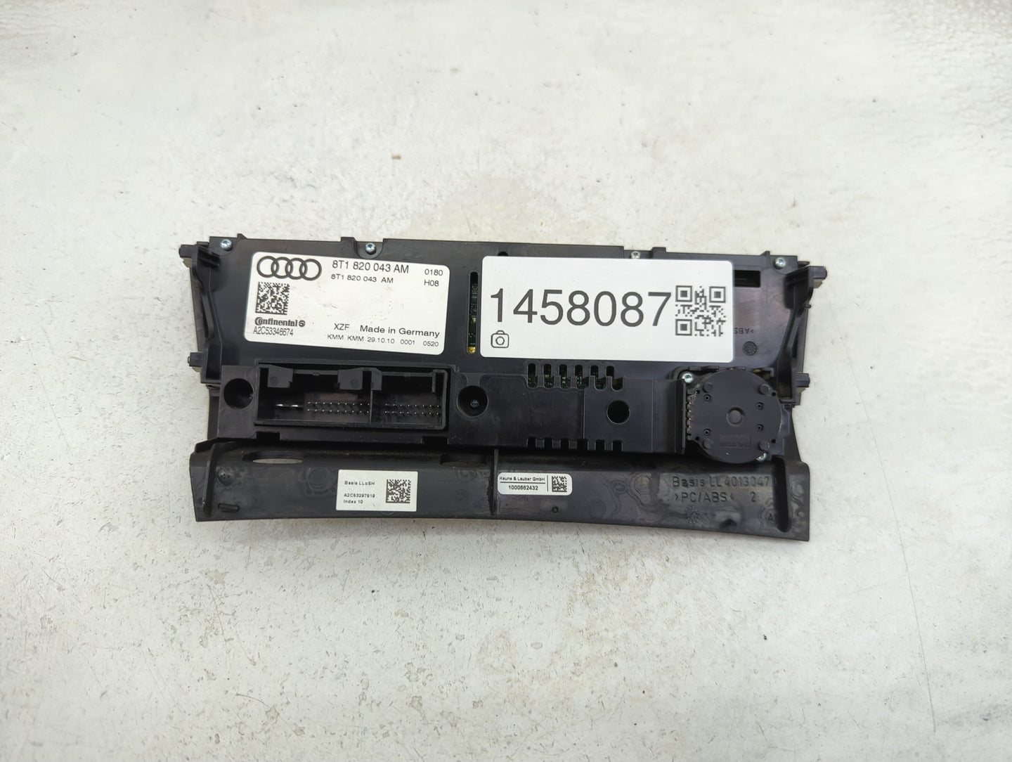 2009-2012 Audi A4 Climate Control Module Temperature AC/Heater Replacement P/N:8T1 820 043 AM Fits Fits 2008 2009 2010 2011 