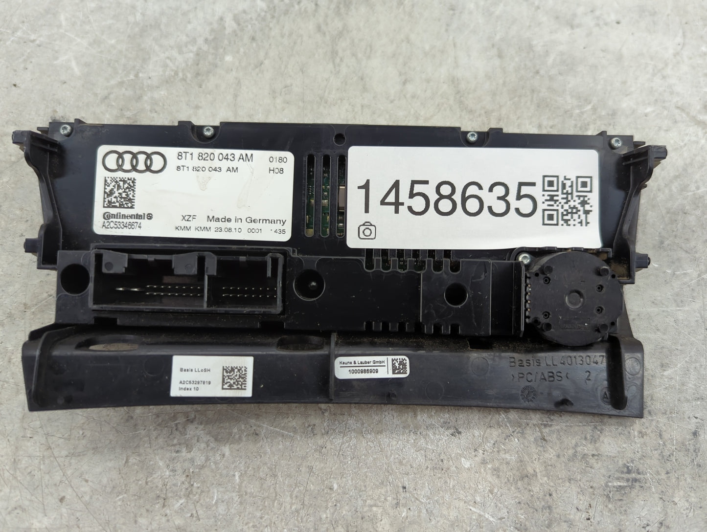 2009-2012 Audi A4 Climate Control Module Temperature AC/Heater Replacement P/N:8T1 820 043 AM Fits Fits 2008 2009 2010 2011 