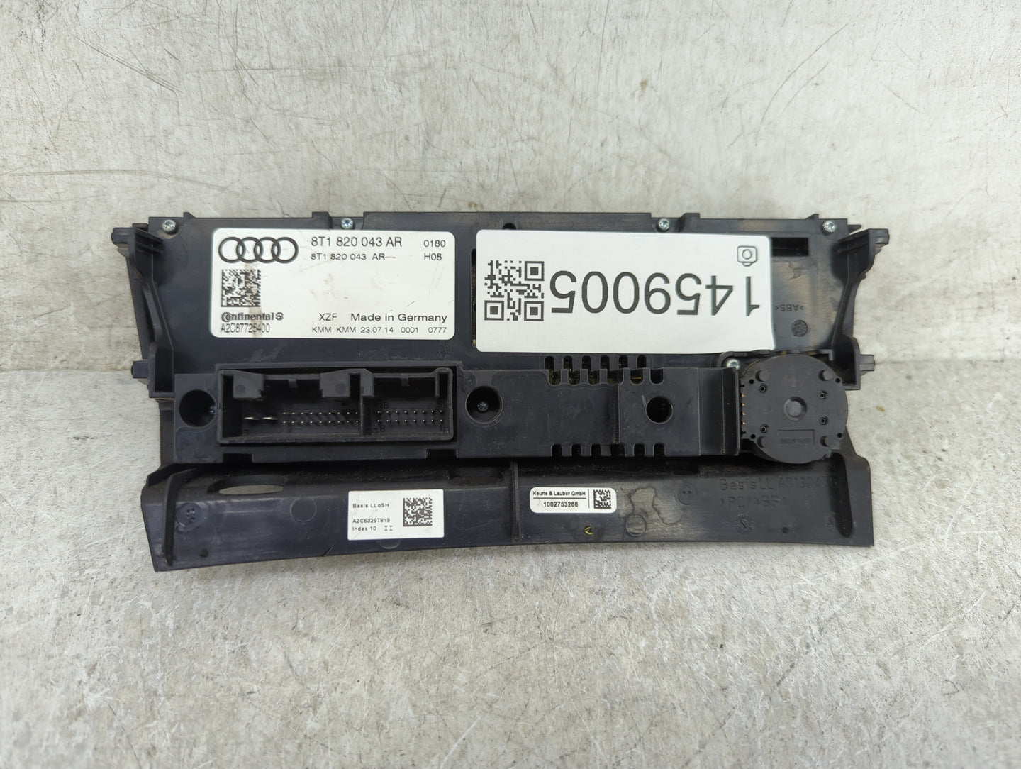 2009-2012 Audi A4 Climate Control Module Temperature AC/Heater Replacement P/N:8T1 820 043 AR 8T1 820 043 AM Fits OEM Used A