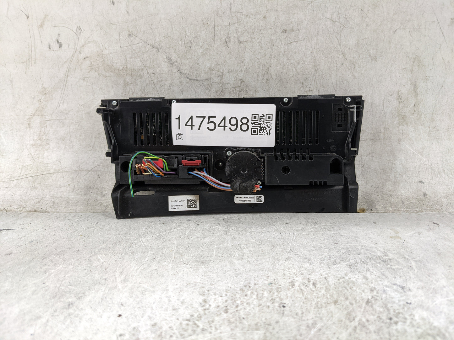 2009-2012 Audi A4 Climate Control Module Temperature AC/Heater Replacement P/N:A2C53378040 Fits Fits 2008 2009 2010 2011 201