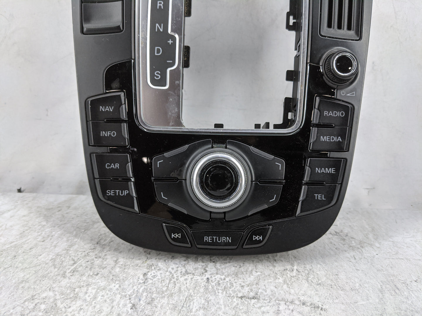 2010-2012 Audi A4 Radio Control Panel Black - Oemusedautoparts1.com