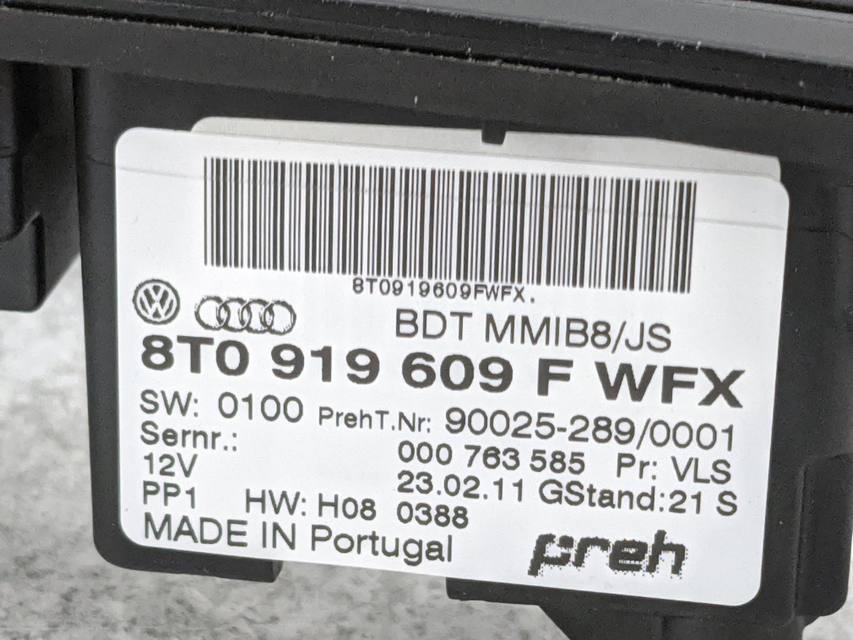 2010-2012 Audi A4 Radio Control Panel Black - Oemusedautoparts1.com