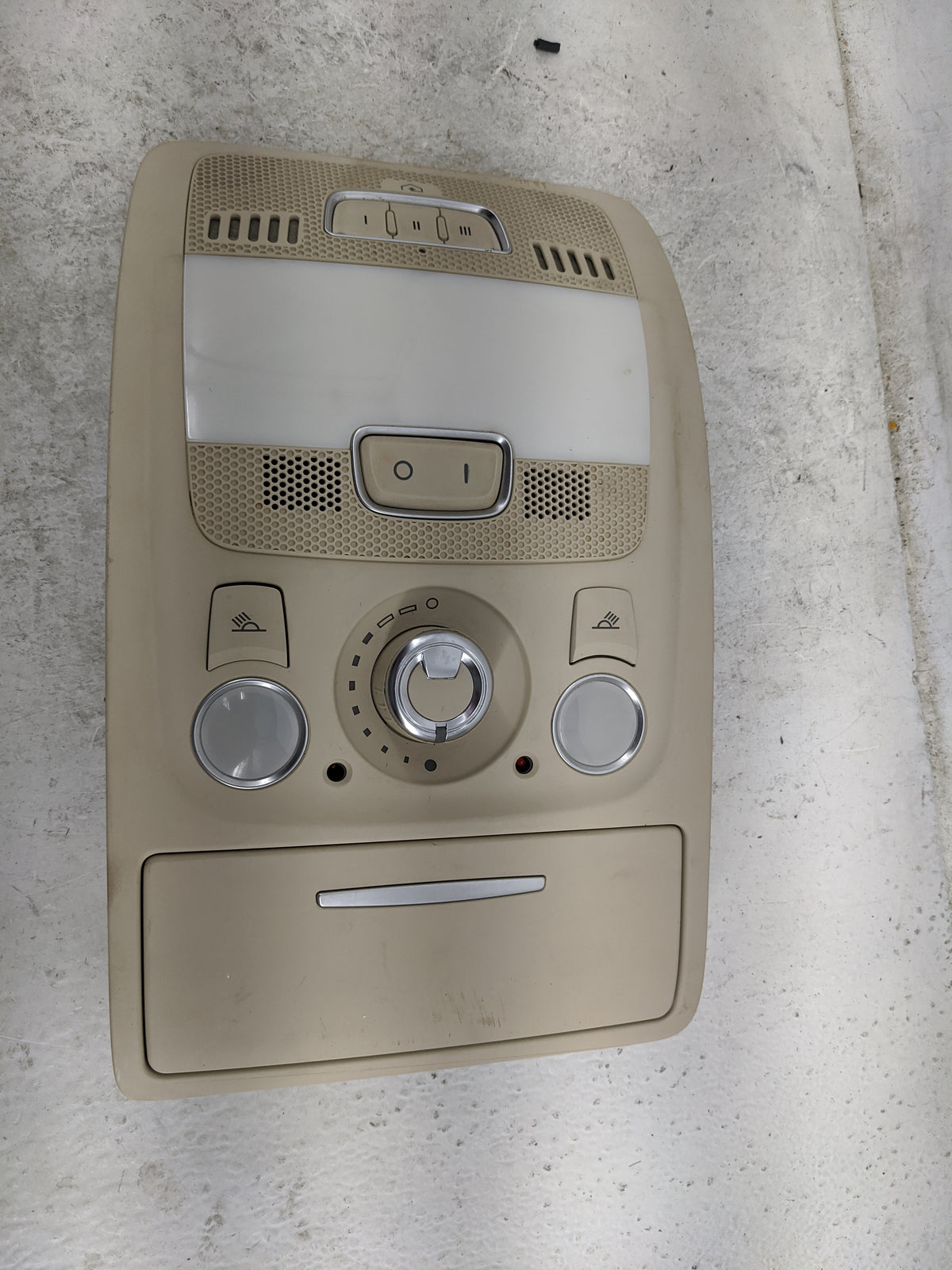2009-2016 Audi A4 Overhead Roof Console Tan - Oemusedautoparts1.com