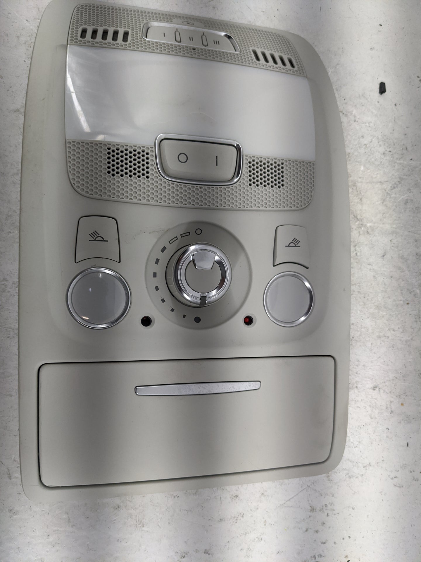 2009-2016 Audi A4 Overhead Roof Console Beige 1483062 - Oemusedautoparts1.com