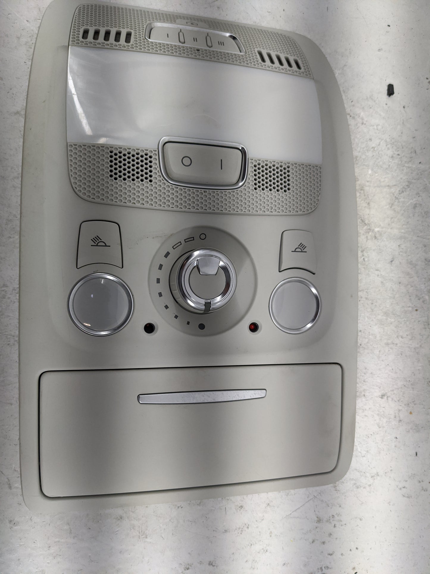 2009-2016 Audi A4 Overhead Roof Console Beige 1483062 - Oemusedautoparts1.com