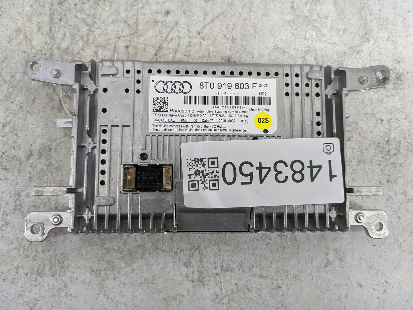 2009-2016 Audi A4 Information Display Screen 1483450 - Oemusedautoparts1.com