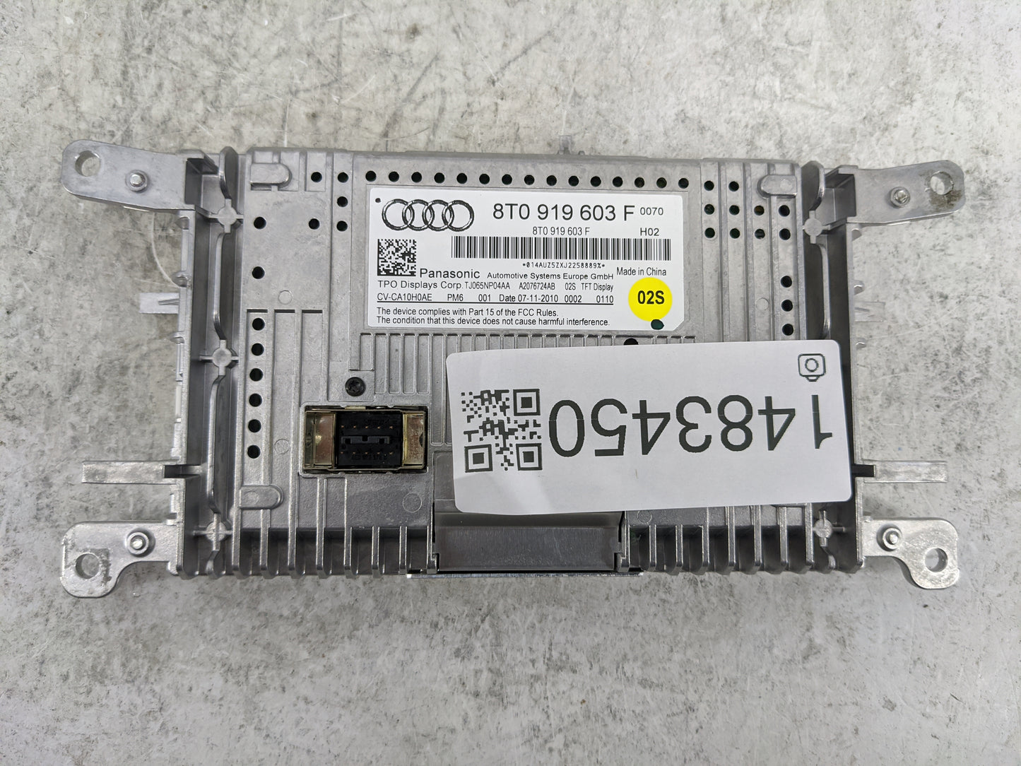 2009-2016 Audi A4 Information Display Screen 1483450 - Oemusedautoparts1.com