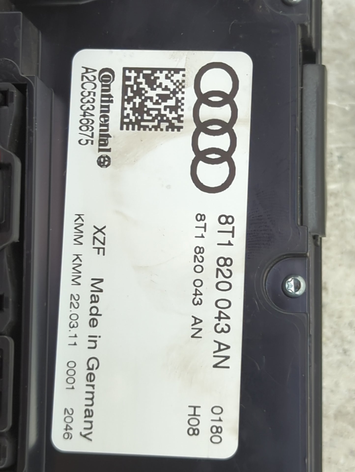 2009-2012 Audi A4 Climate Control Module Temperature AC/Heater Replacement P/N:8T1820043AN A2C53346675 Fits OEM Used Auto Pa