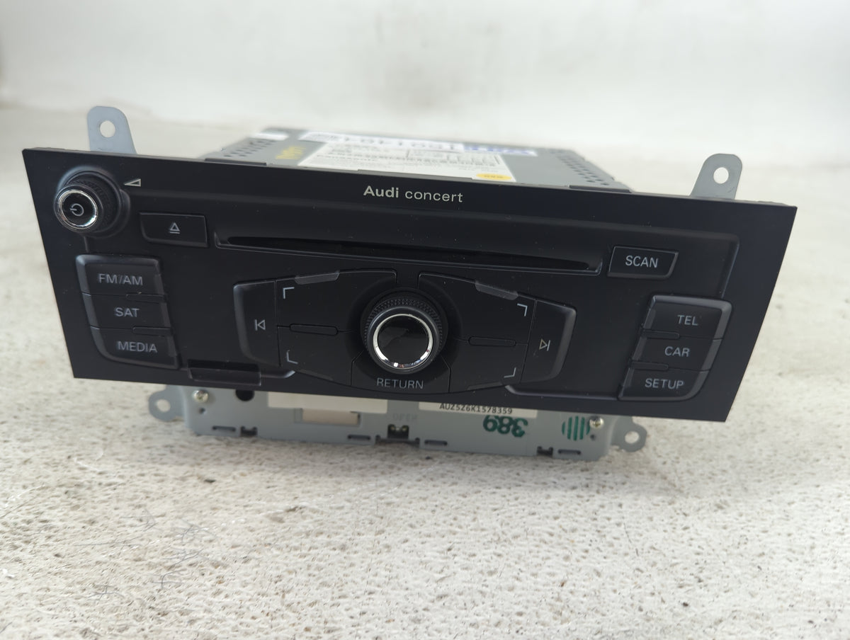 2010-2012 Audi A4 Radio AM FM Cd Player Receiver Replacement P/N:8T1035186R CQ-JA1962G Fits OEM Used Auto Parts - Oemusedaut
