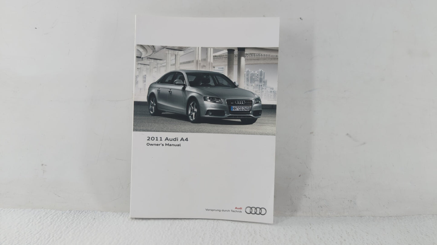 2011 Audi A4 Owners Manual Book Guide OEM Used Auto Parts - Oemusedautoparts1.com