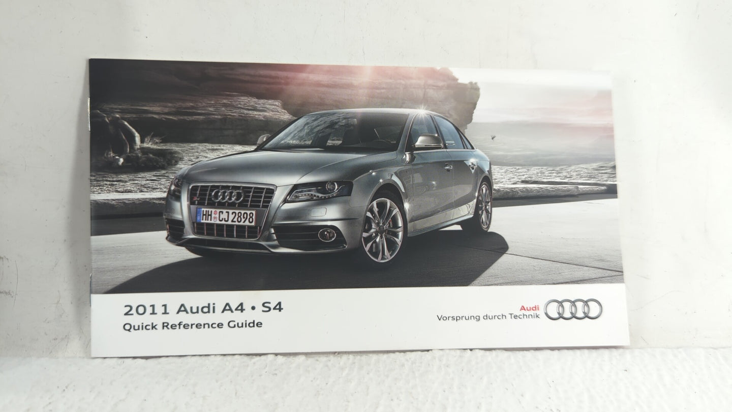2011 Audi A4 Owners Manual Book Guide OEM Used Auto Parts - Oemusedautoparts1.com