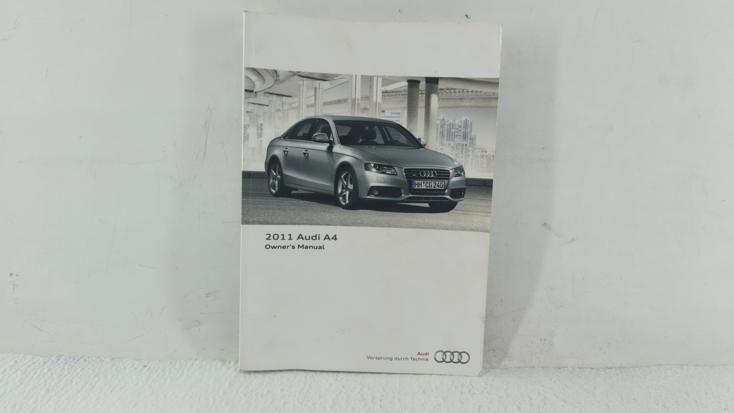 2011 Audi A4 Owners Manual Book Guide OEM Used Auto Parts - Oemusedautoparts1.com