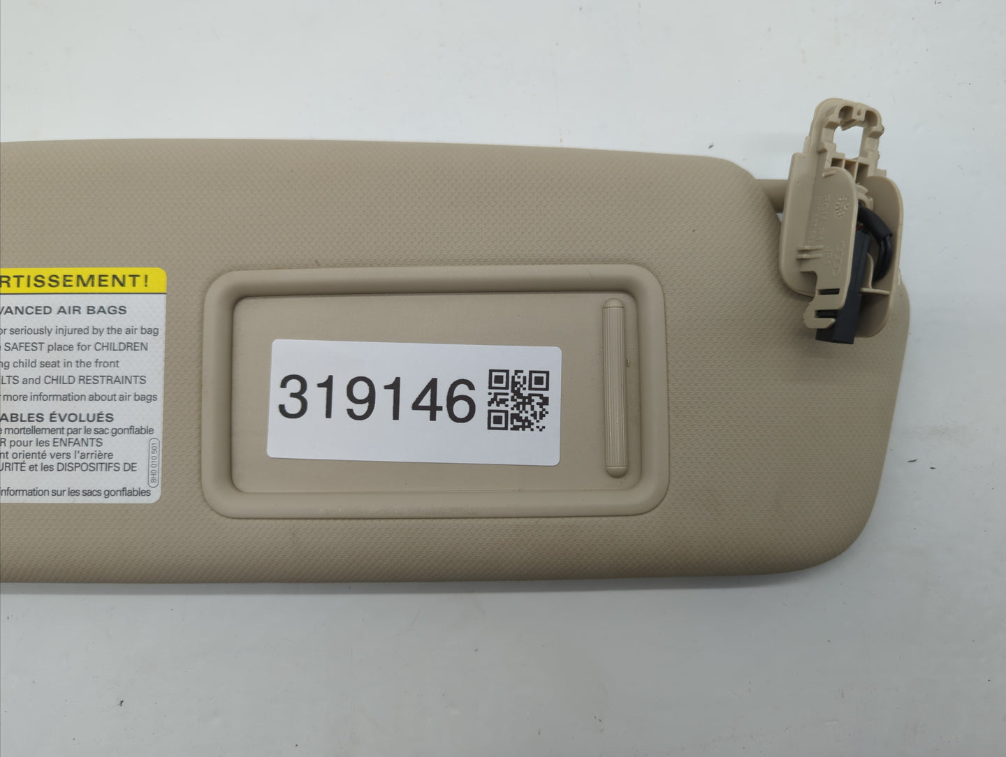 2009-2012 Audi A4 Sun Visor Shade Replacement Passenger Right Mirror Fits Fits 2009 2010 2011 2012 OEM Used Auto Parts - Oem