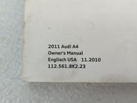 2011 Audi A4 Owners Manual Book Guide OEM Used Auto Parts - Oemusedautoparts1.com
