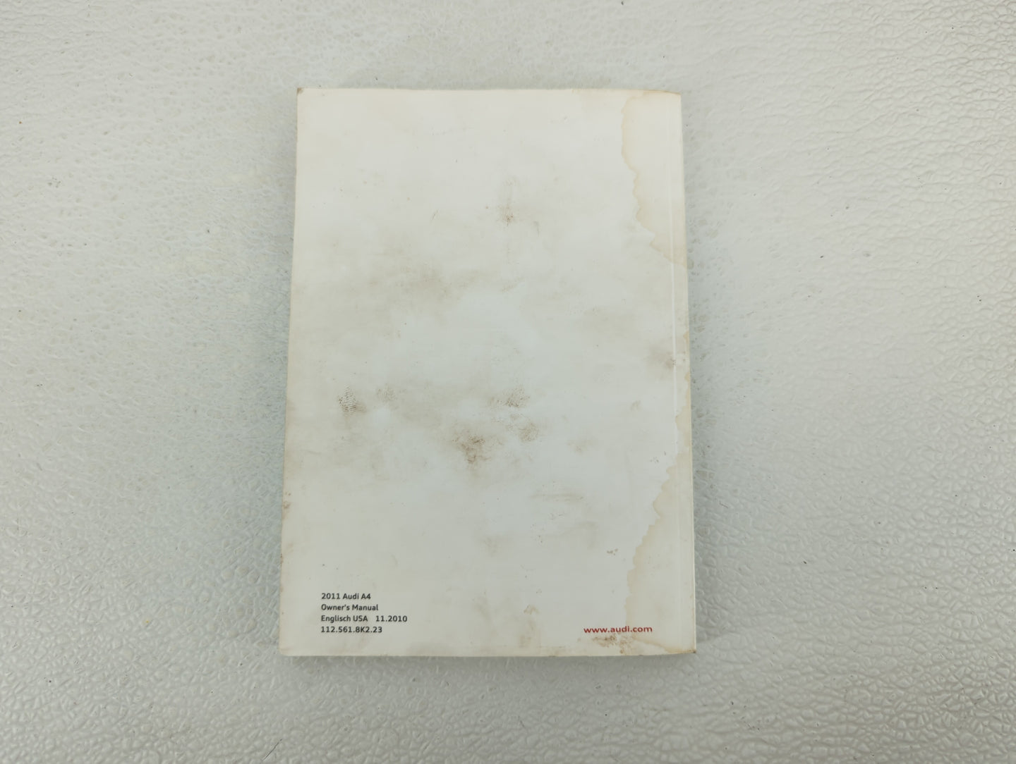 2011 Audi A4 Owners Manual Book Guide OEM Used Auto Parts - Oemusedautoparts1.com