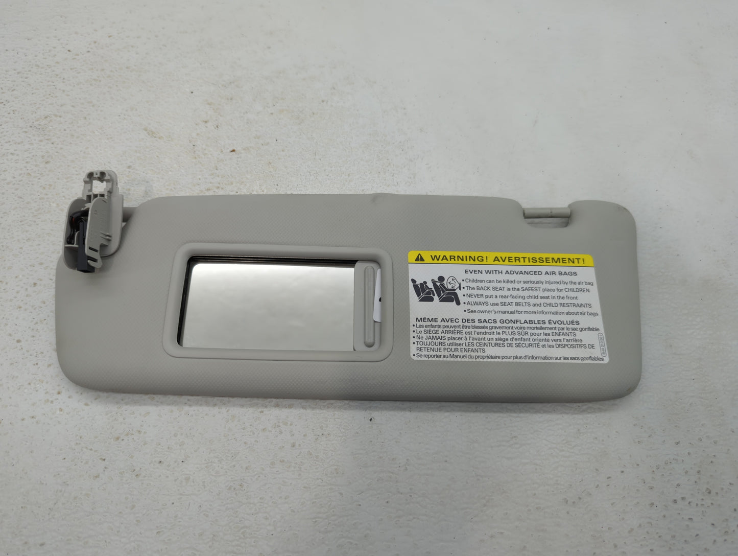 2009-2012 Audi A4 Sun Visor Shade Replacement Driver Left Mirror Fits Fits 2009 2010 2011 2012 OEM Used Auto Parts - Oemused