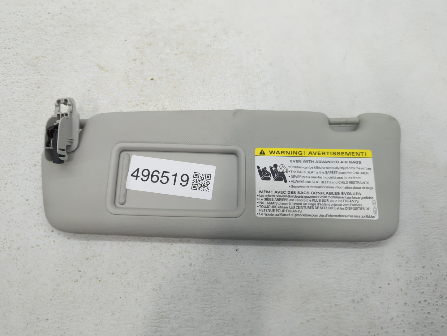 2009-2012 Audi A4 Sun Visor Shade Replacement Driver Left Mirror Fits Fits 2009 2010 2011 2012 OEM Used Auto Parts - Oemused