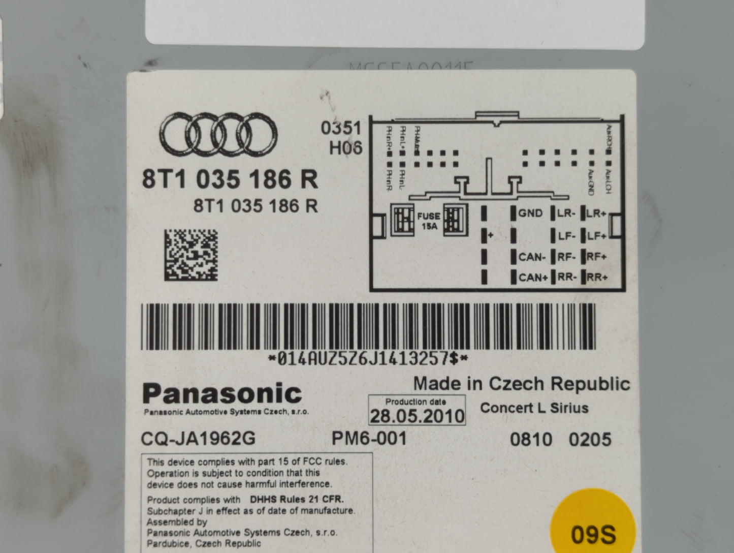 2011-2011 Audi A4 Am Fm Cd Player Radio Receiver - Oemusedautoparts1.com