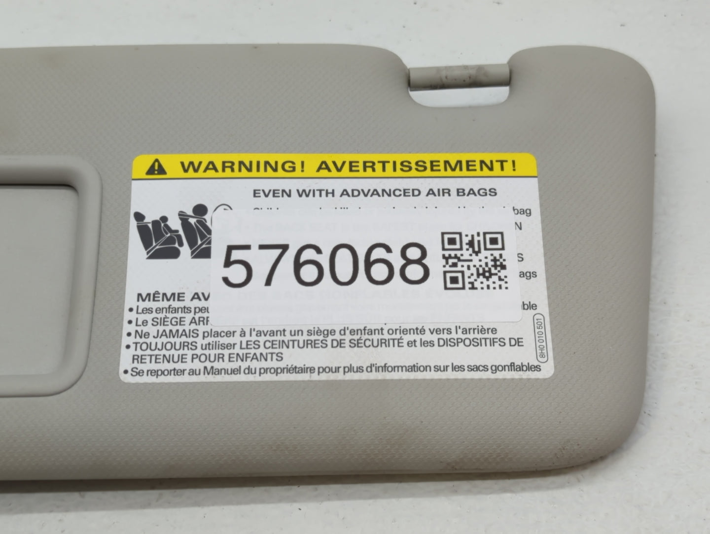 2009-2012 Audi A4 Sun Visor Shade Replacement Driver Left Mirror Fits Fits 2009 2010 2011 2012 OEM Used Auto Parts - Oemused