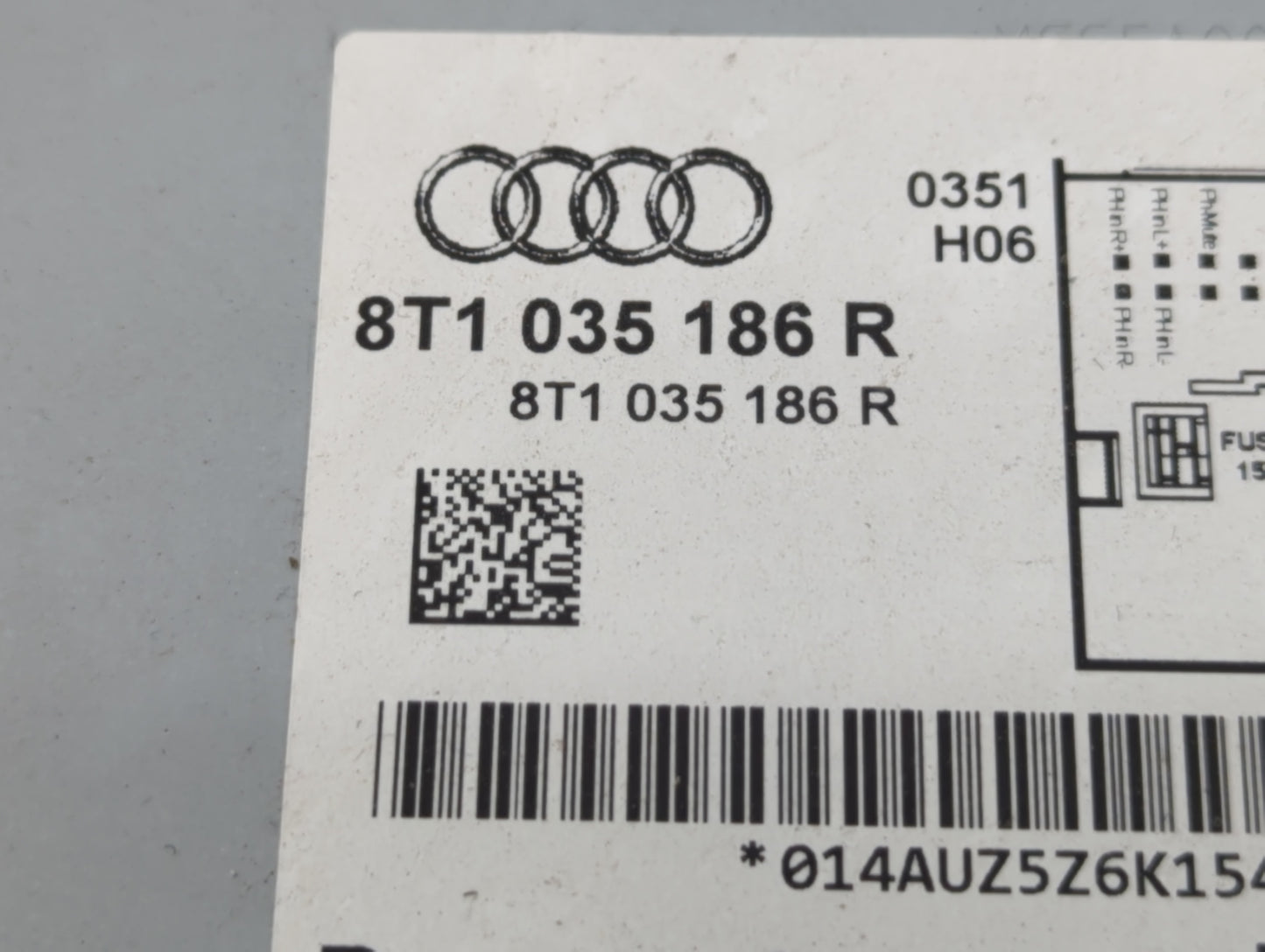 2011-2011 Audi A4 Am Fm Cd Player Radio Receiver - Oemusedautoparts1.com