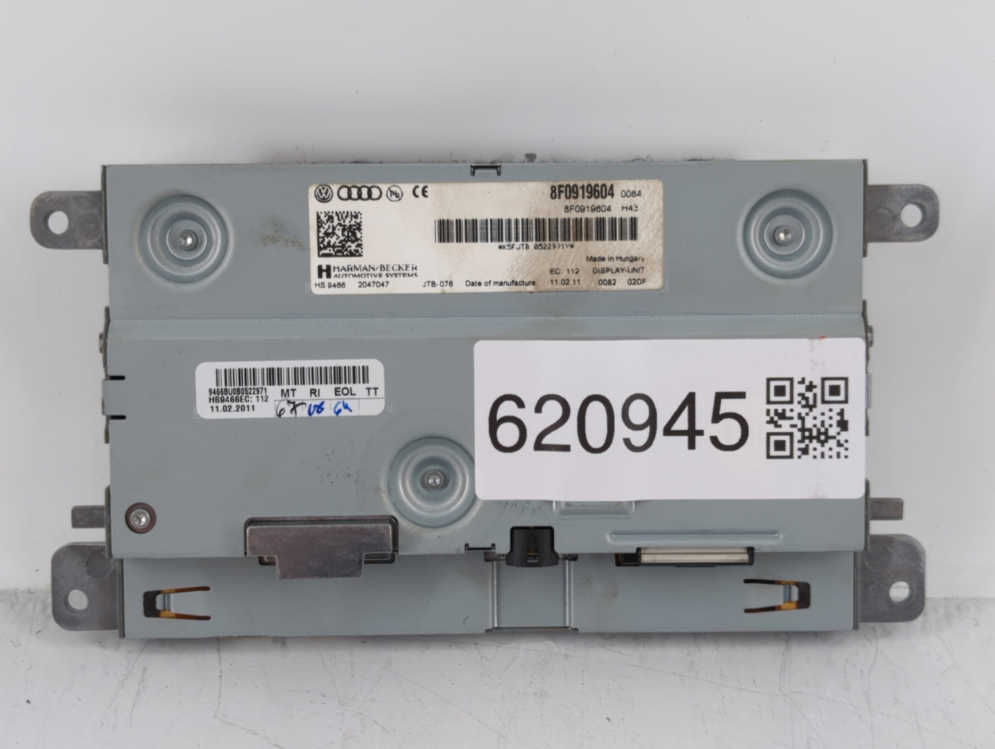 2011 Audi A4 Information Display Screen 620945 - Oemusedautoparts1.com